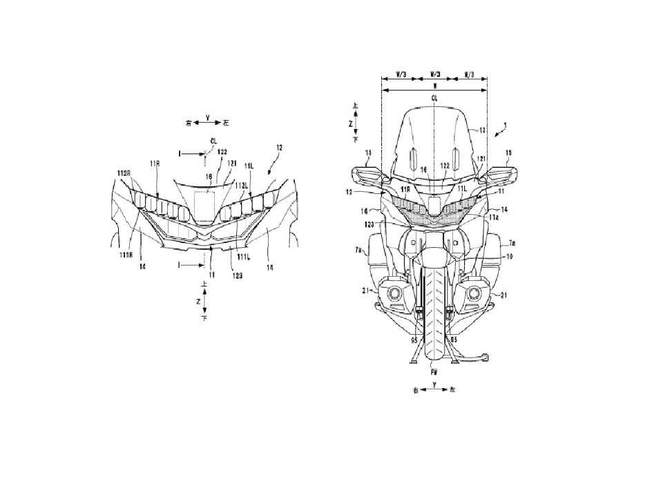 Patente mostra uso de radar na Honda Gold Wing